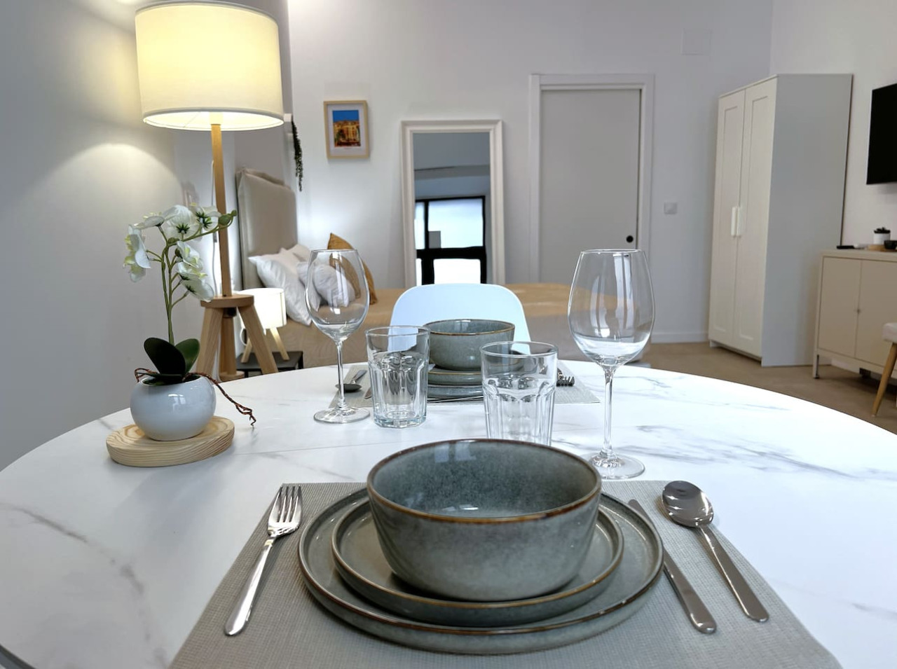 Interior de un loft en Valencia