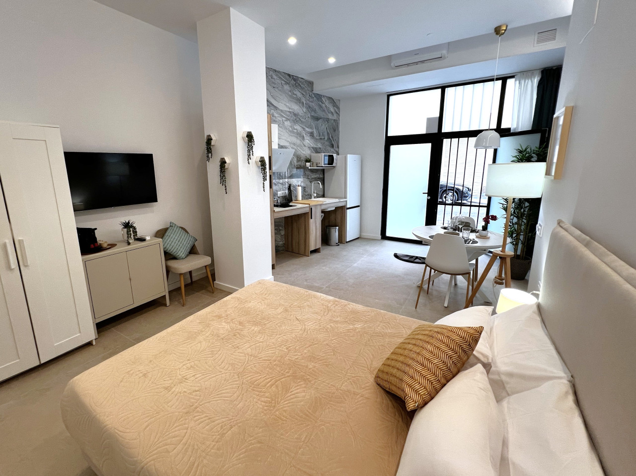 Interior de un loft en Valencia