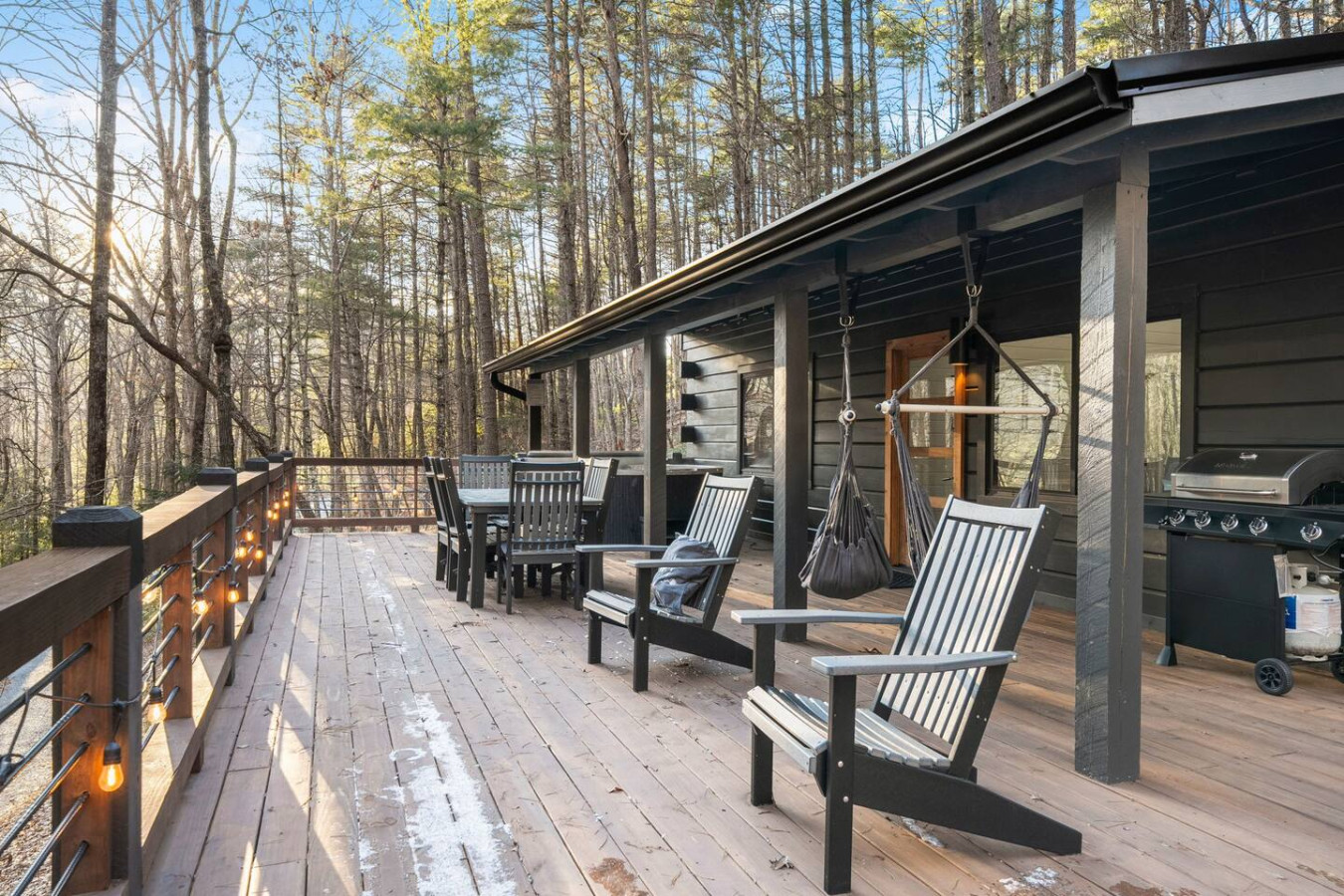 Peach and Plumeria |2BR Cabin Rental | Blue Ridge GA | Hot Tub, Outdoor Deck & Grill! 4