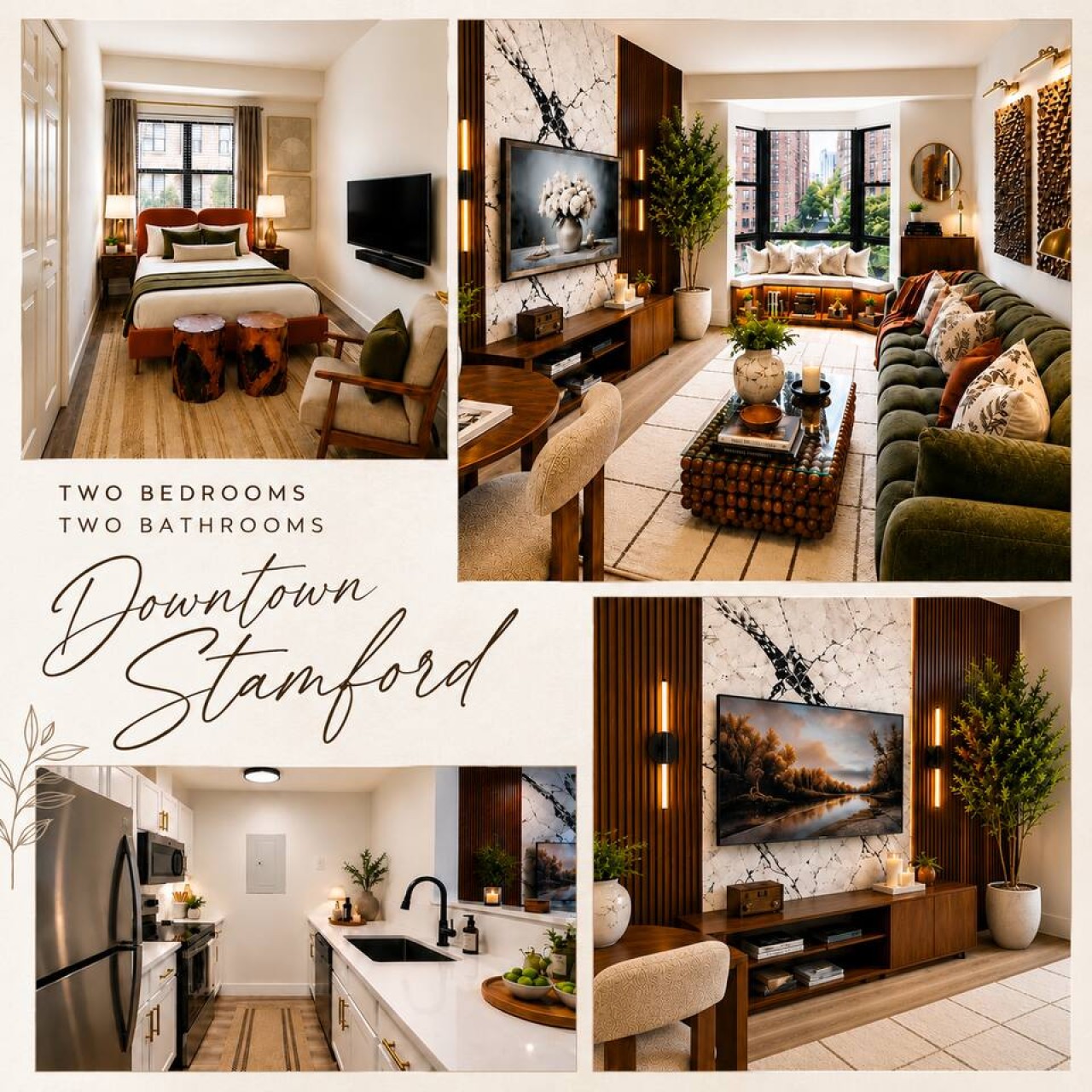 Avora | Quiet Luxury | Downtown Stamford | 2BR/2BA