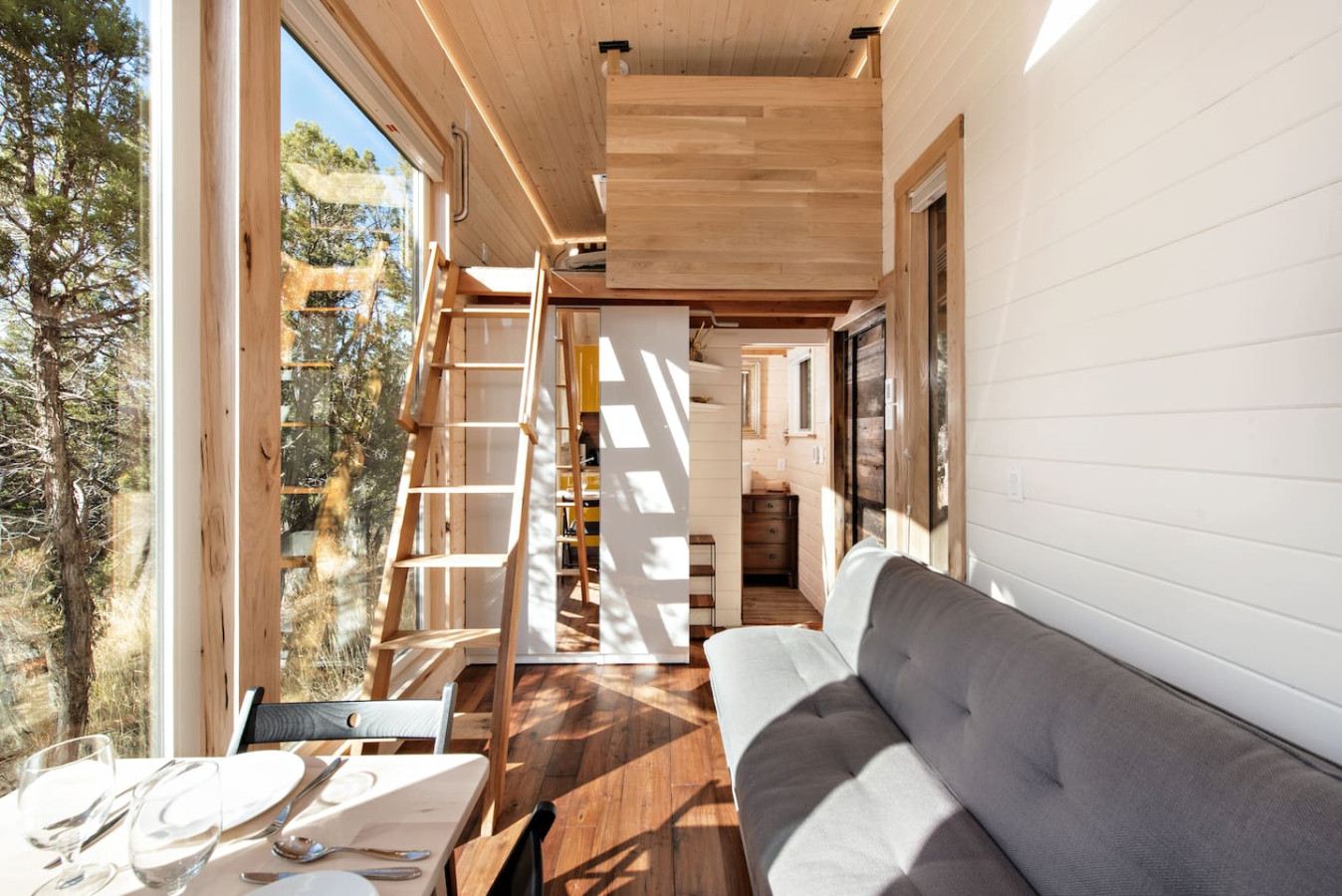 View of loft bedroom
