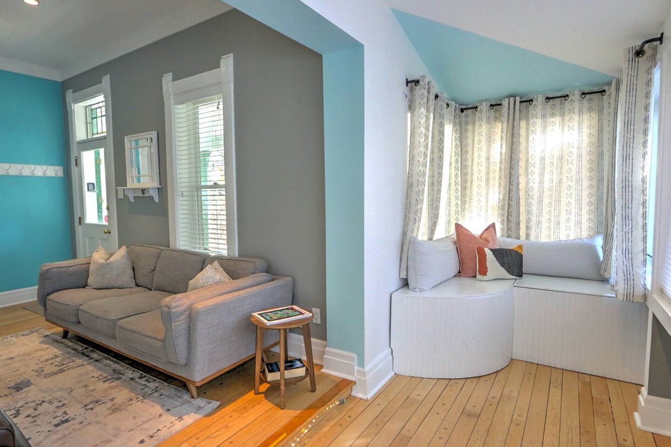Reading nook in living room