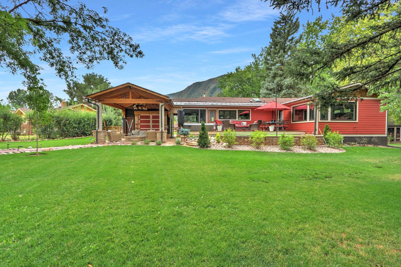 View of home from backyard