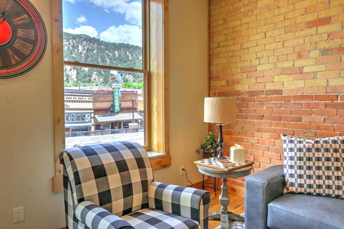 Downtown views from living room