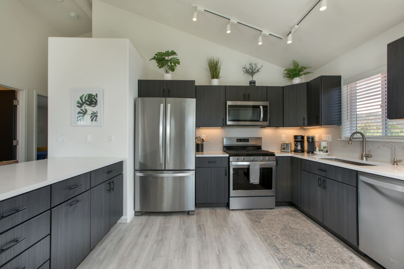 Modern Kitchen with Stainless Steel Appliances