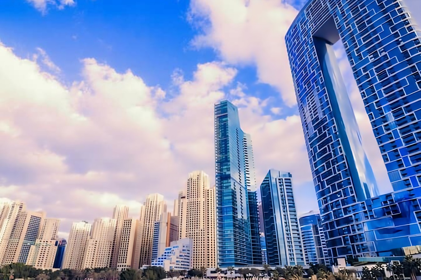 Cityscape View: Immerse yourself in stunning skyline vistas from your own urban oasis!