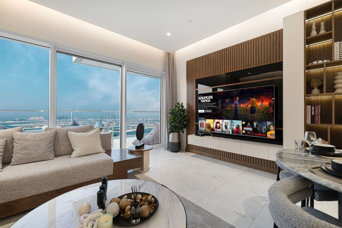 1JBR | 3BHK Luxury Sea & Palm View w/Private Beach