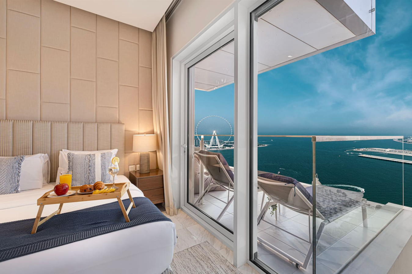 1JBR | 3BHK Luxury Sea & Palm View w/Private Beach