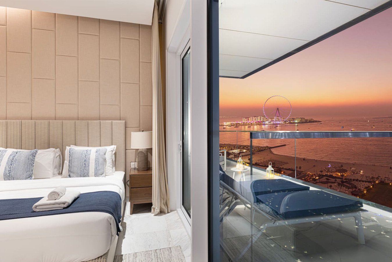 1JBR | 3BHK Luxury Sea & Palm View w/Private Beach