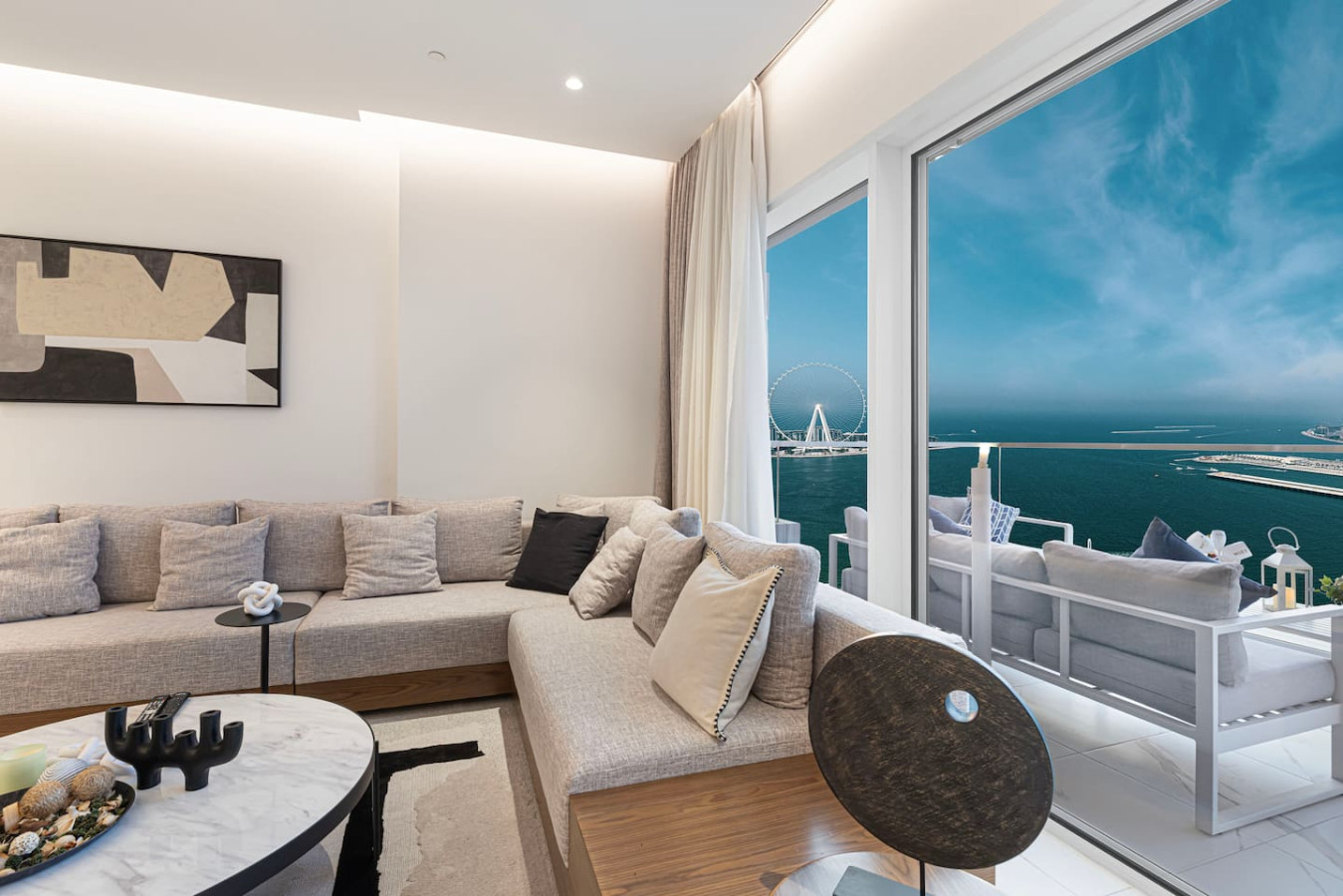 1JBR | 3BHK Luxury Sea & Palm View w/Private Beach
