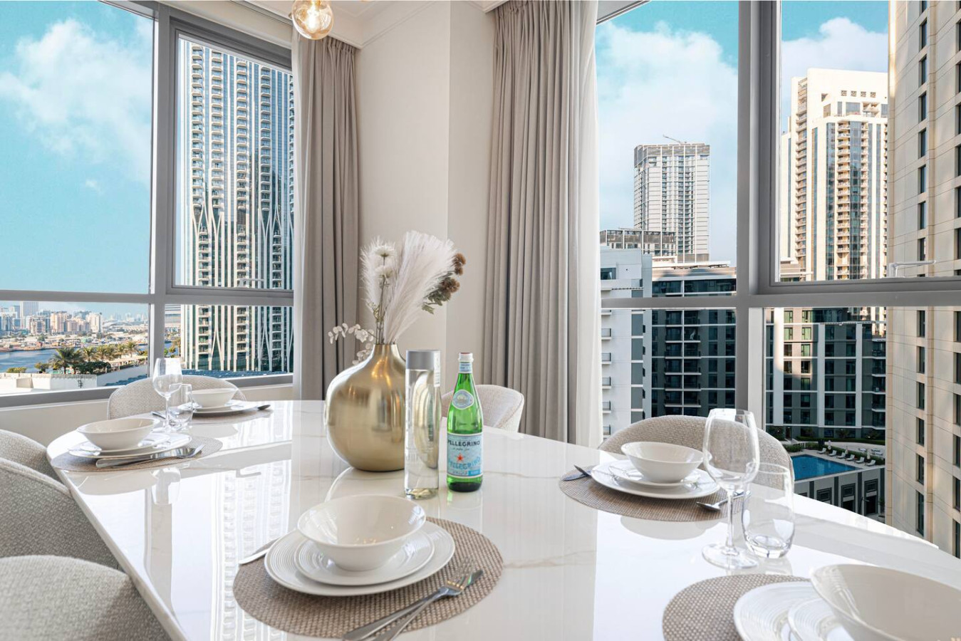 Huge 1BR in Creek Harbour with City View and Pool