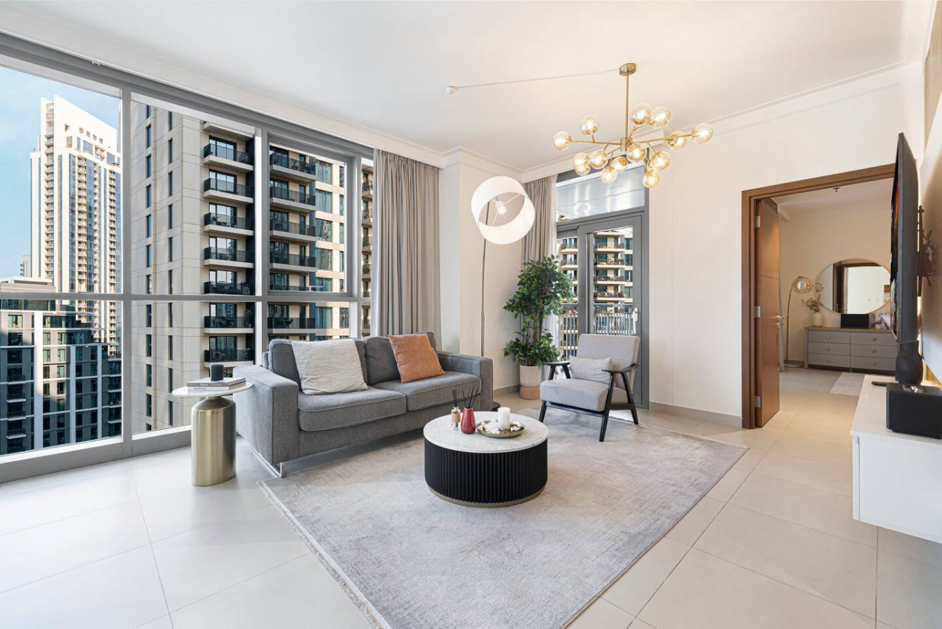 Huge 1BR in Creek Harbour with City View and Pool