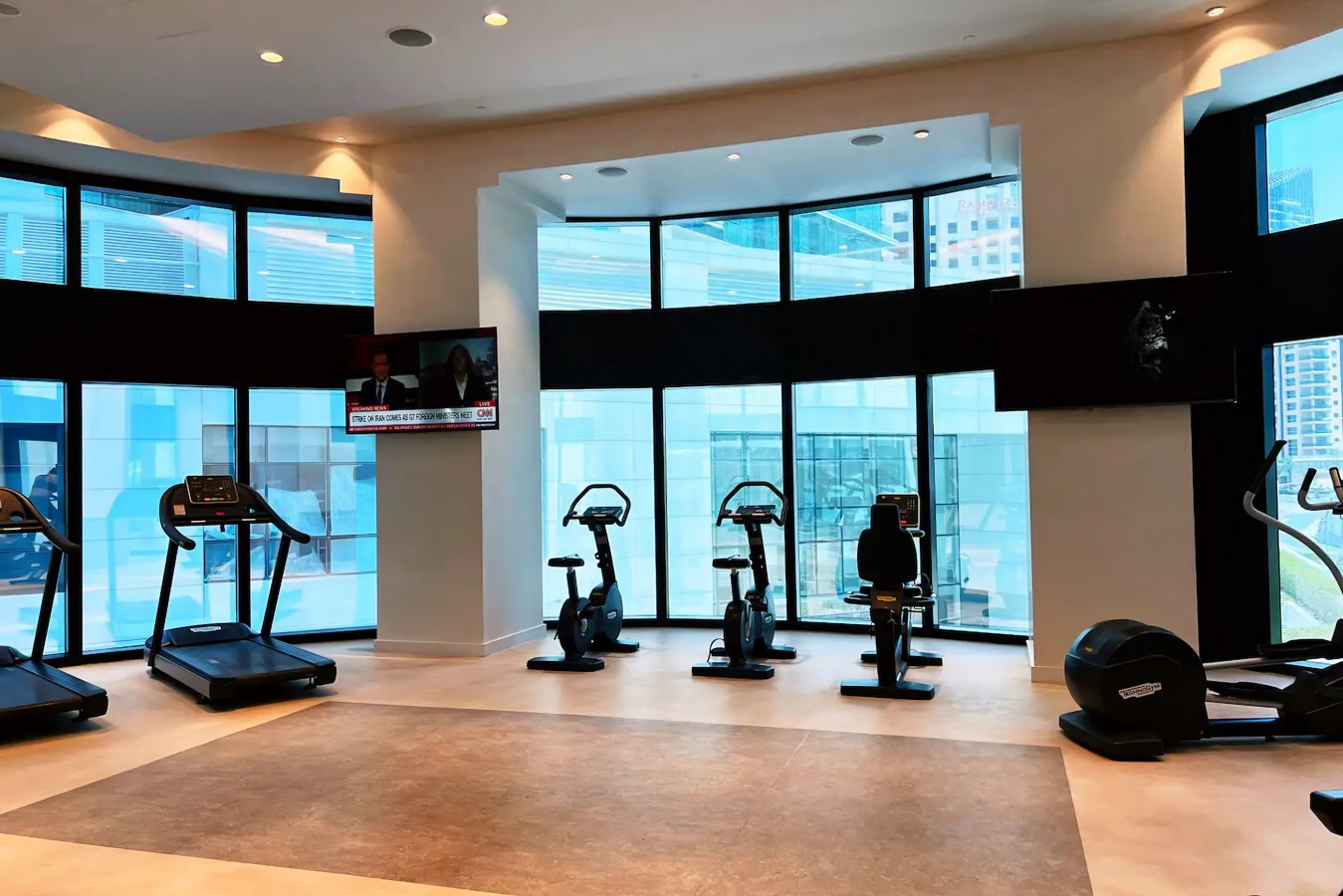 Fitness Center: Energize your stay with stunning views and top-notch equipment at your fingertips!