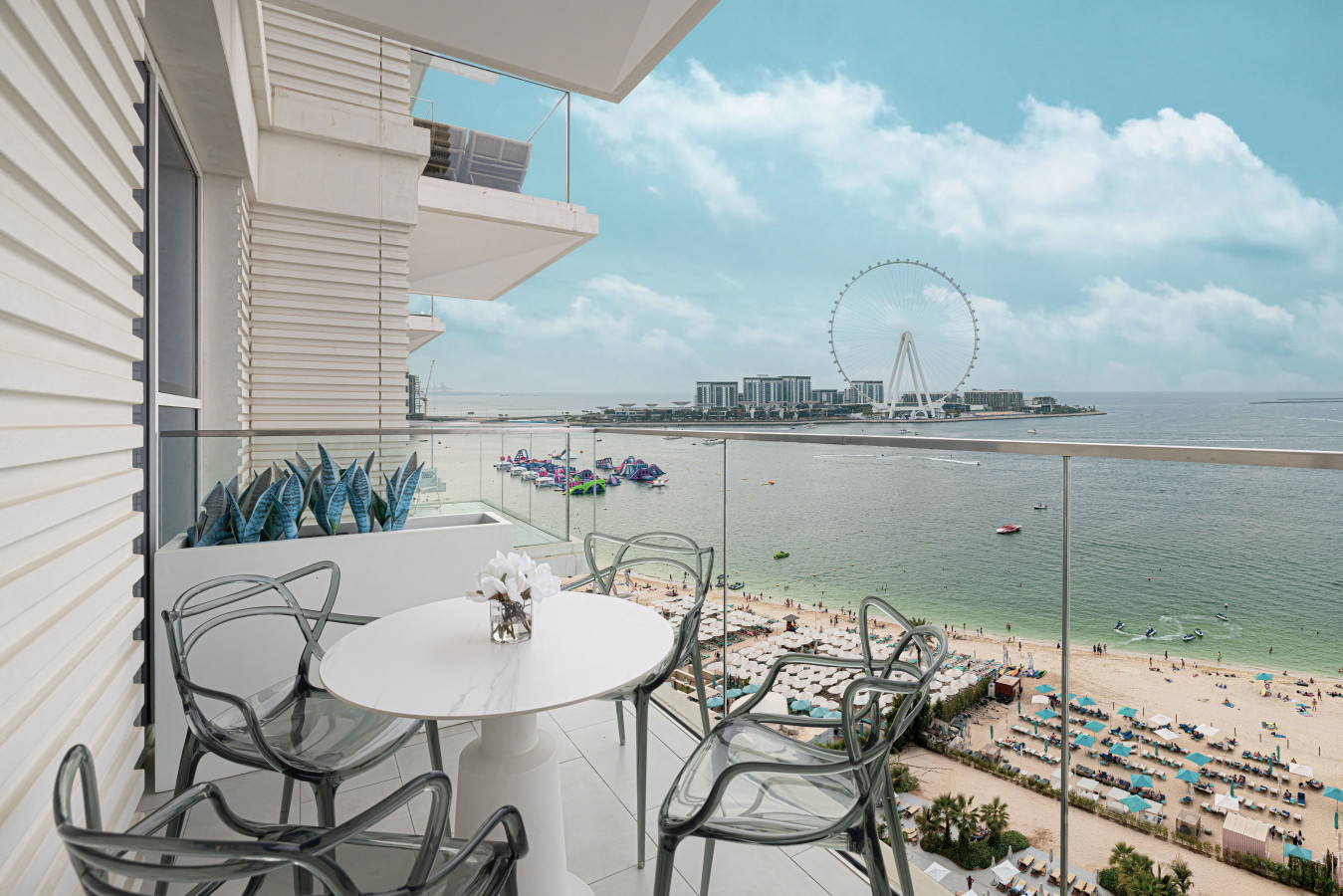 Beachfront 4BR at La Vie JBR | Panoramic Sea Views