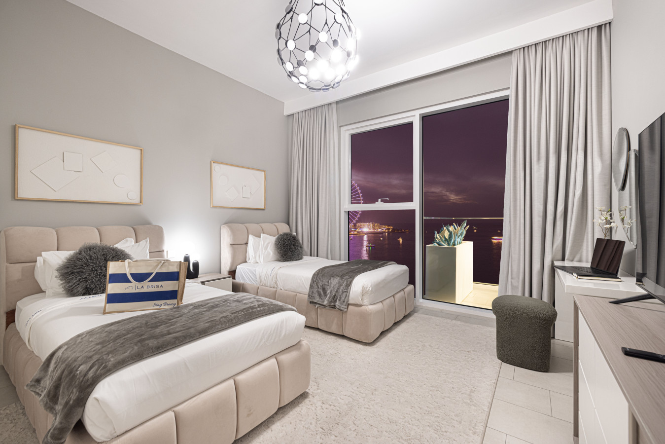 Beachfront 4BR at La Vie JBR | Panoramic Sea Views