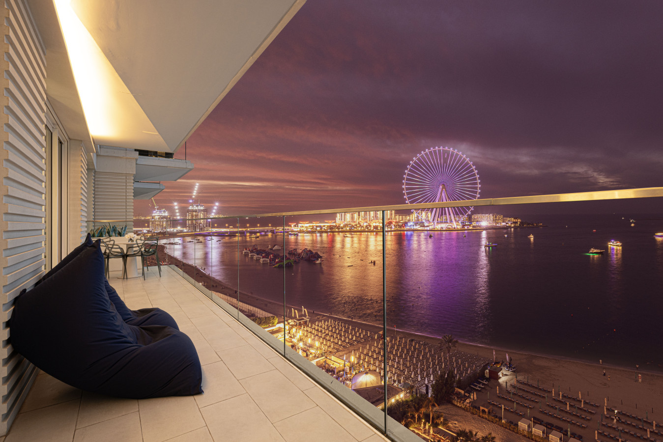 Beachfront 4BR at La Vie JBR | Panoramic Sea Views
