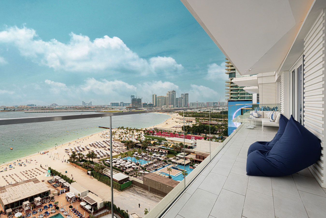 Beachfront 4BR at La Vie JBR | Panoramic Sea Views
