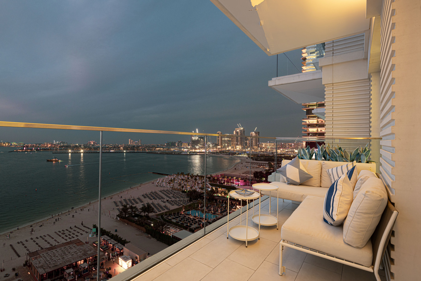 Beachfront 4BR at La Vie JBR | Panoramic Sea Views