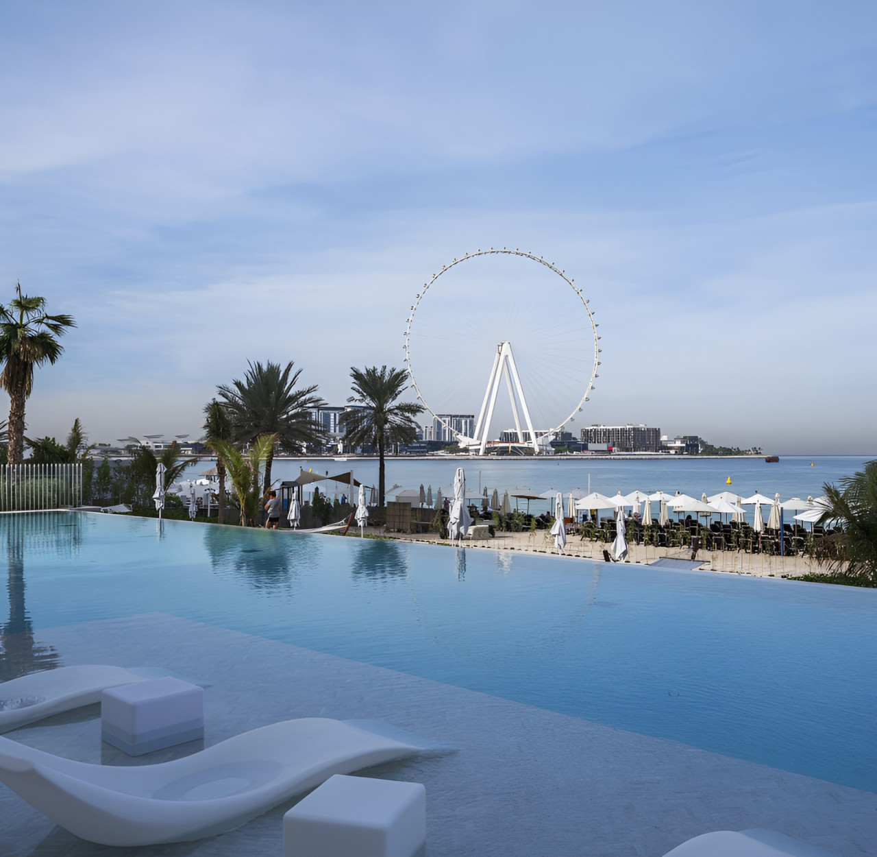 Beachfront 4BR at La Vie JBR | Panoramic Sea Views