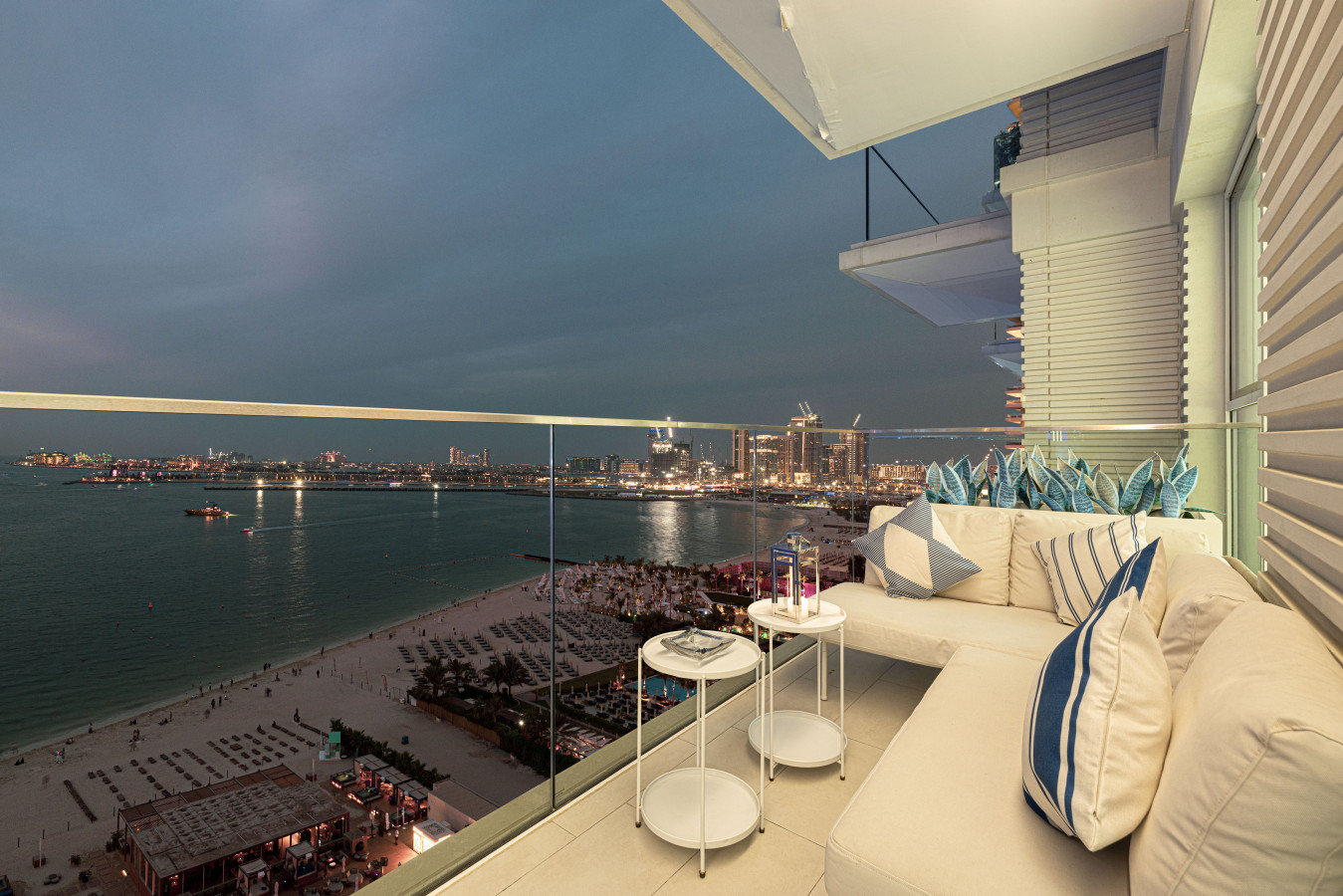 Beachfront 4BR at La Vie JBR | Panoramic Sea Views
