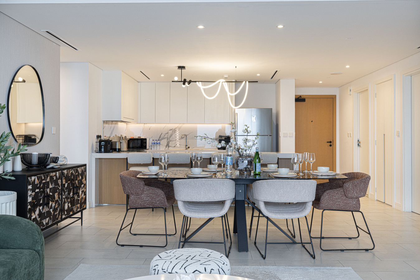 Beachfront 4BR at La Vie JBR | Panoramic Sea Views