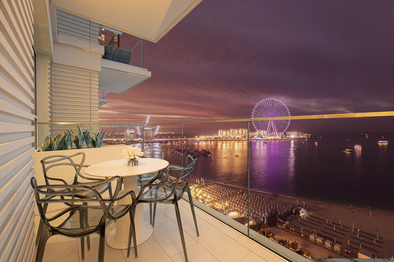 Beachfront 4BR at La Vie JBR | Panoramic Sea Views
