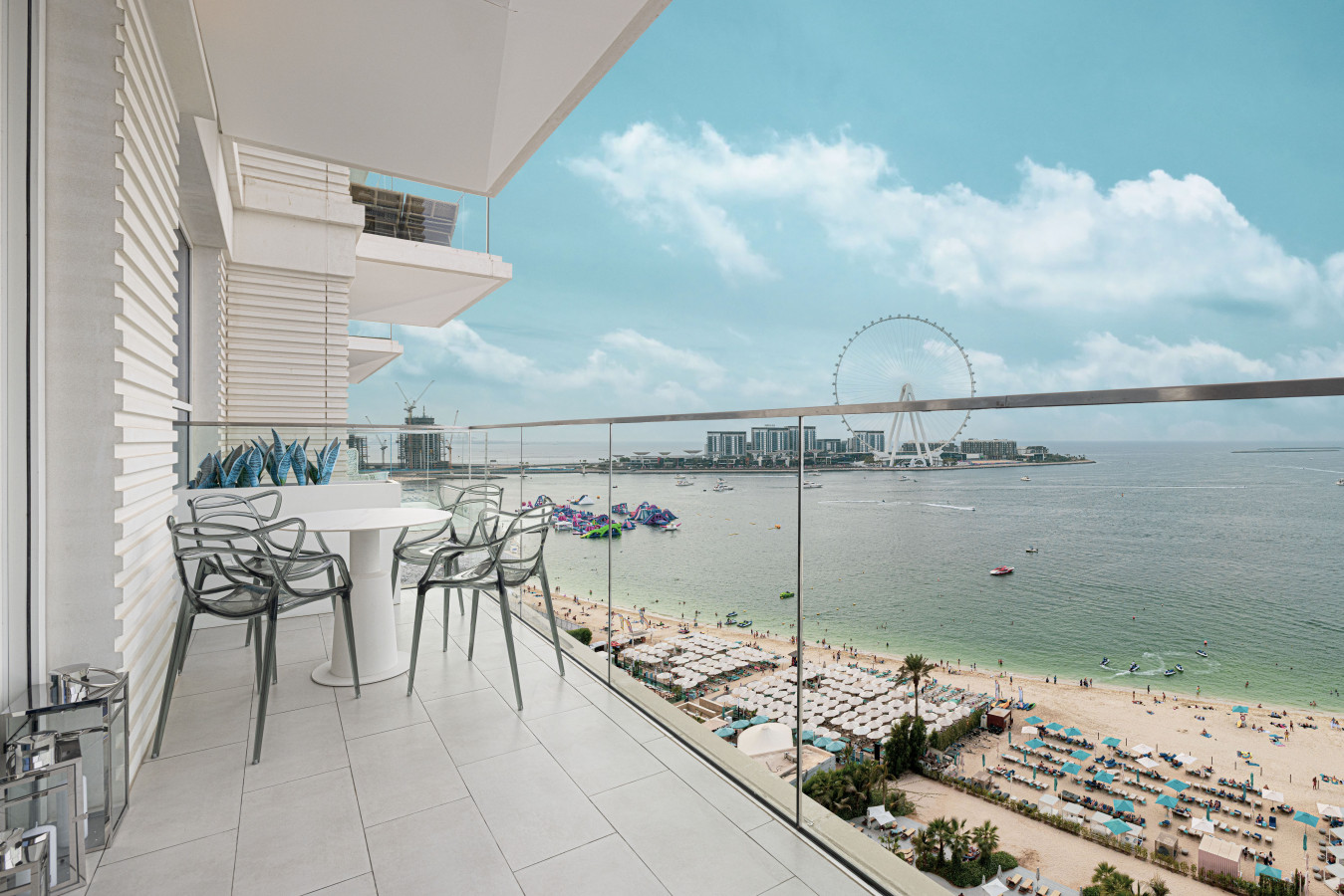 Beachfront 4BR at La Vie JBR | Panoramic Sea Views