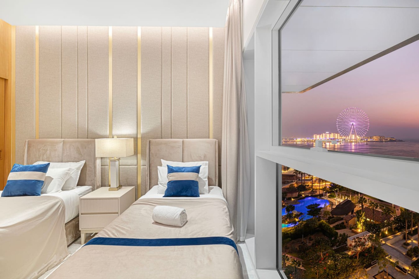 1JBR 2BHK Luxury Sea View w/ Dubai Private Beach