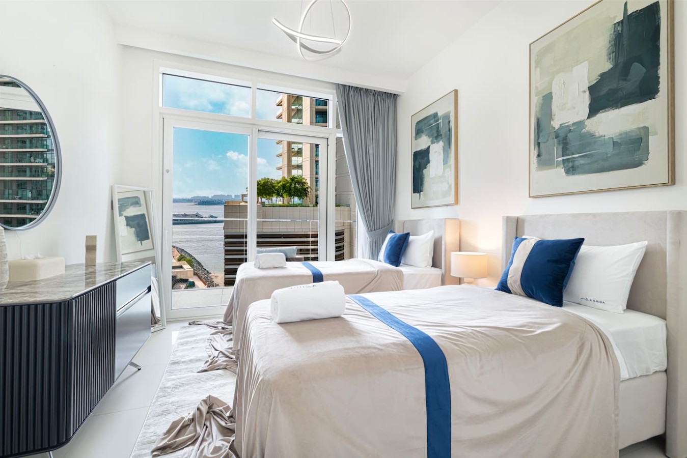 Exquisite 2BR | Private Beach Access | Near Marina&JBR