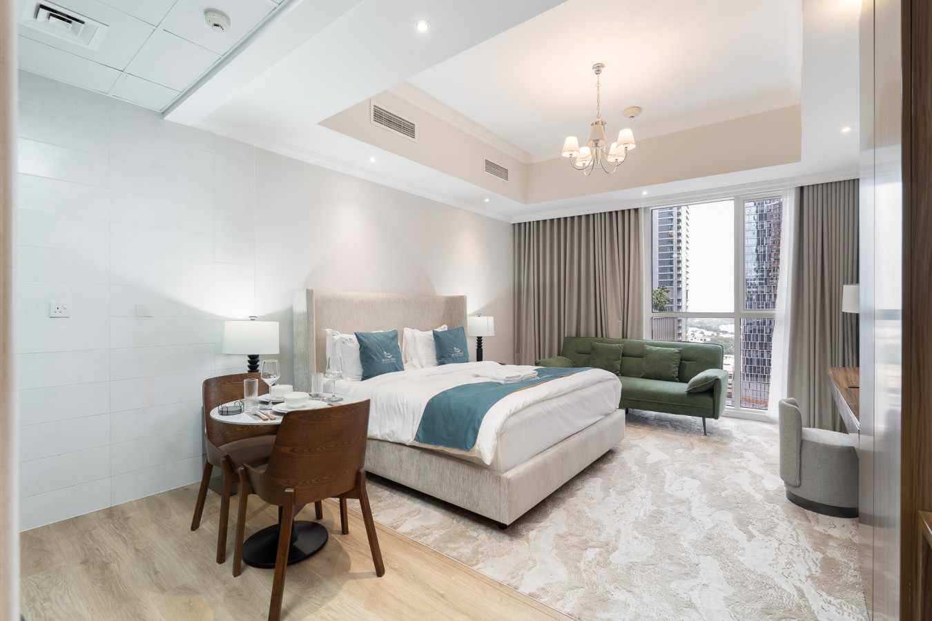 Dunya Tower | Studio near Dubai Mall & Burj apartment photo