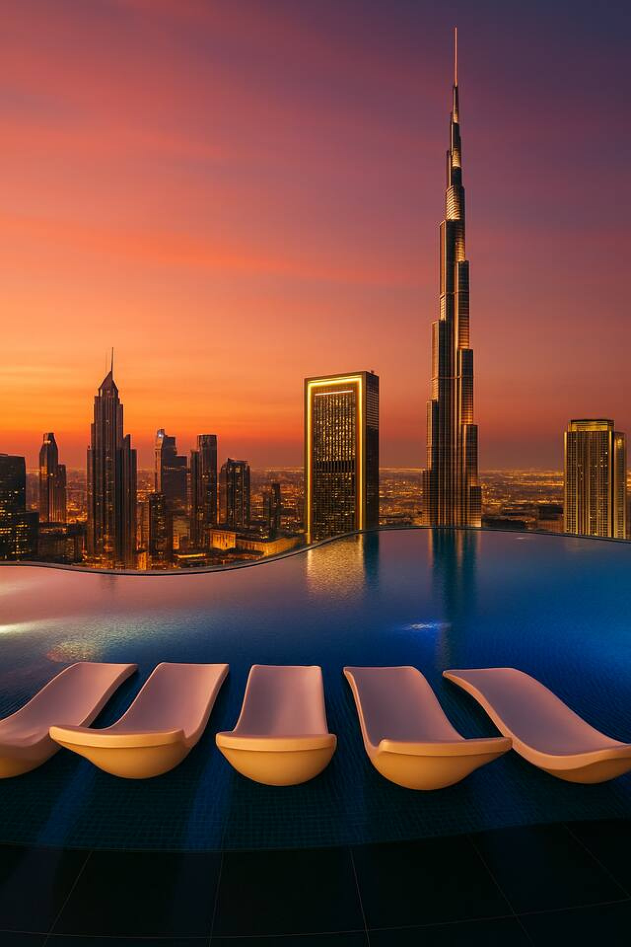Luxe Burj & Fountain View
