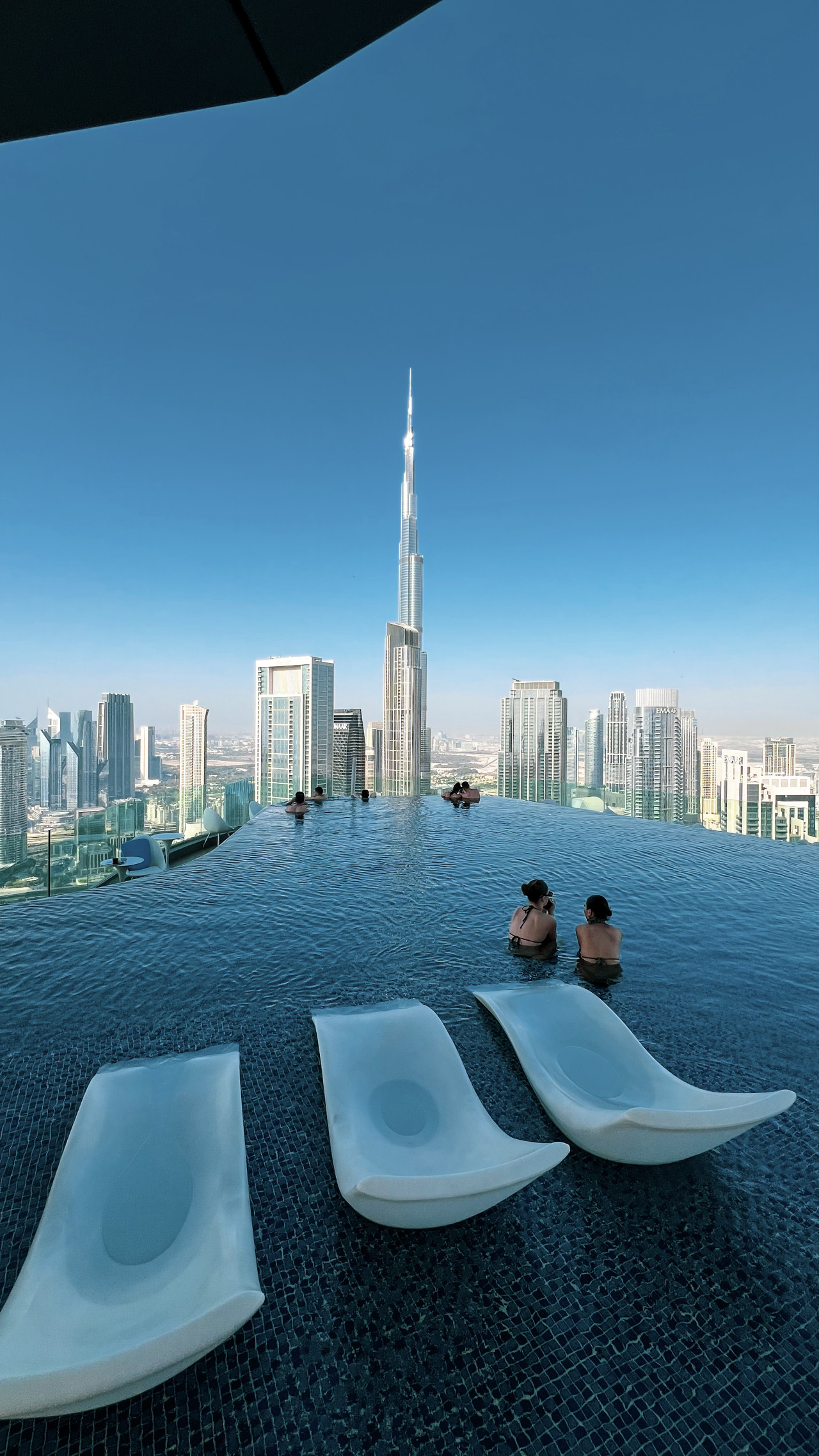 Highest Infinity Pool | BURJ + Partial Fountain View photo