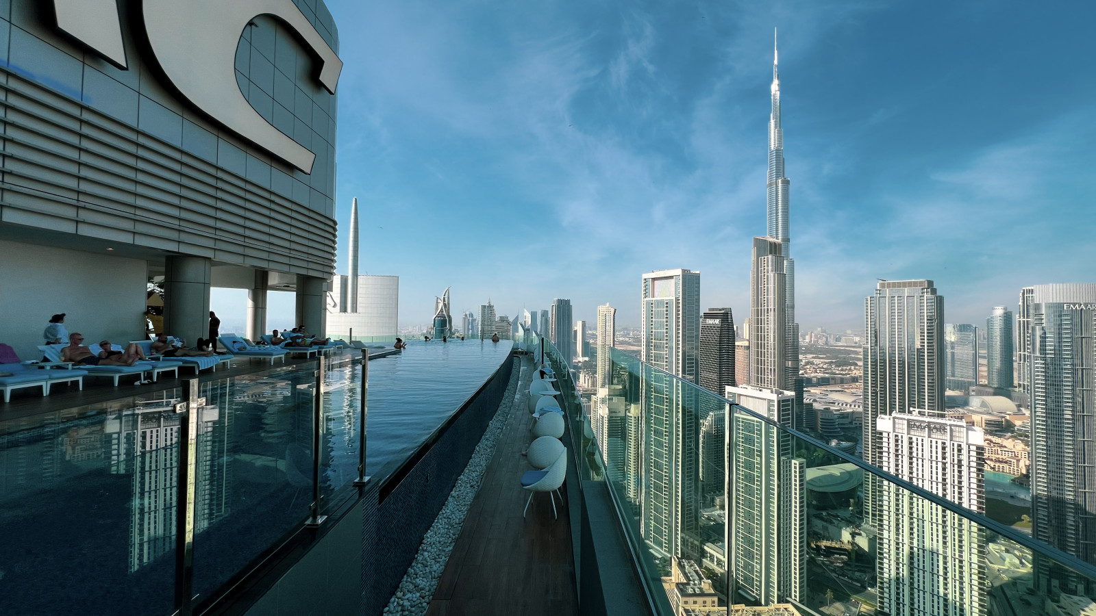 Highest Infinity Pool | BURJ + Partial Fountain View photo