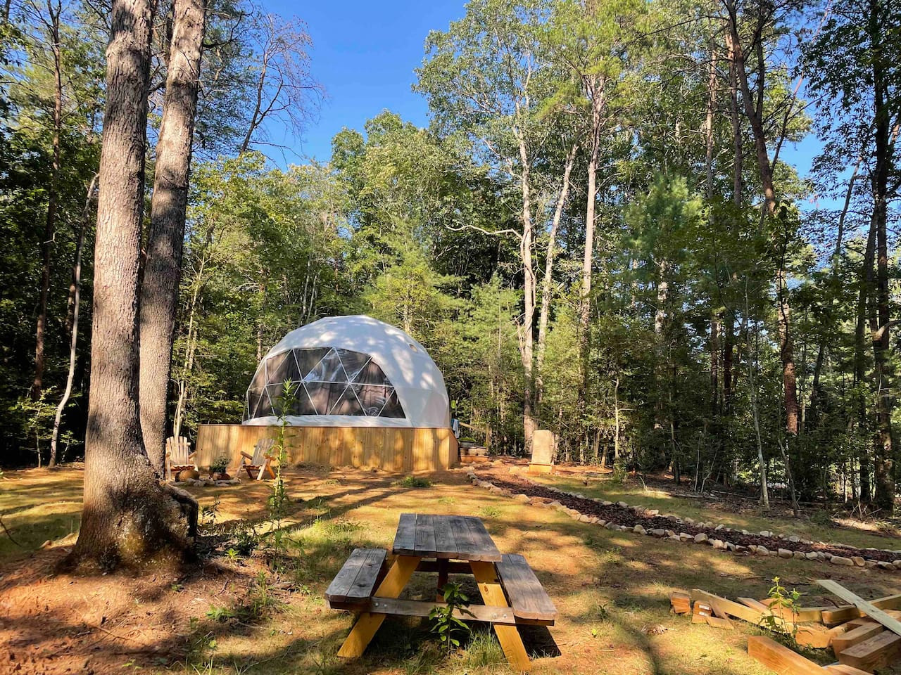 Glamping Dome at Traphill