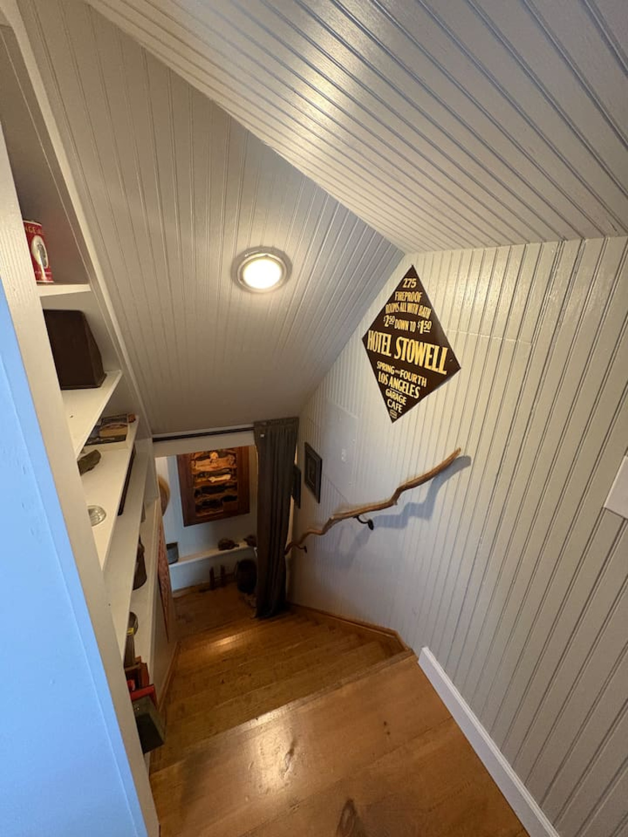 stairway down from bedroom