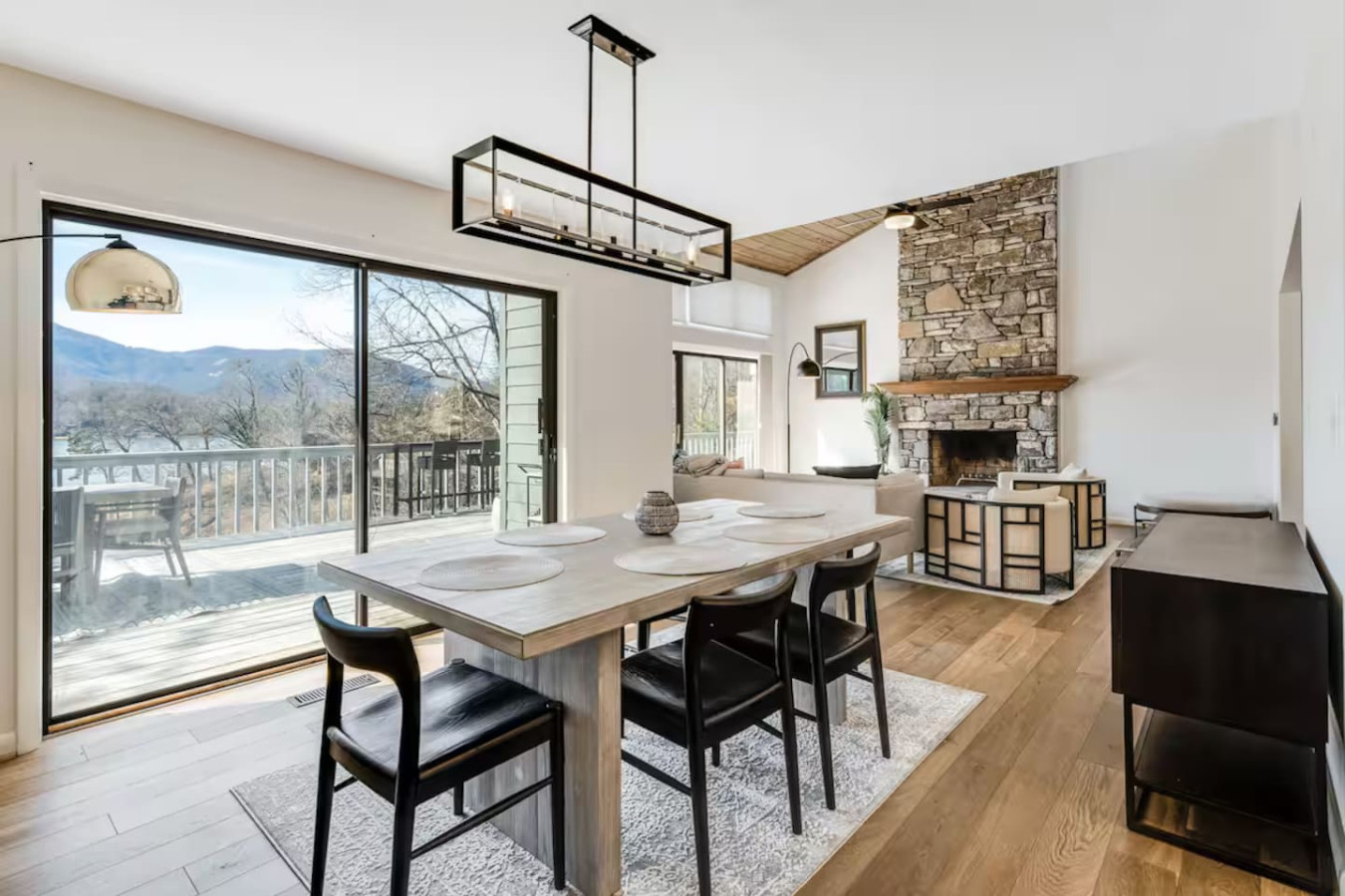 Lake Lure Modern Retreat | Marina Access + Views