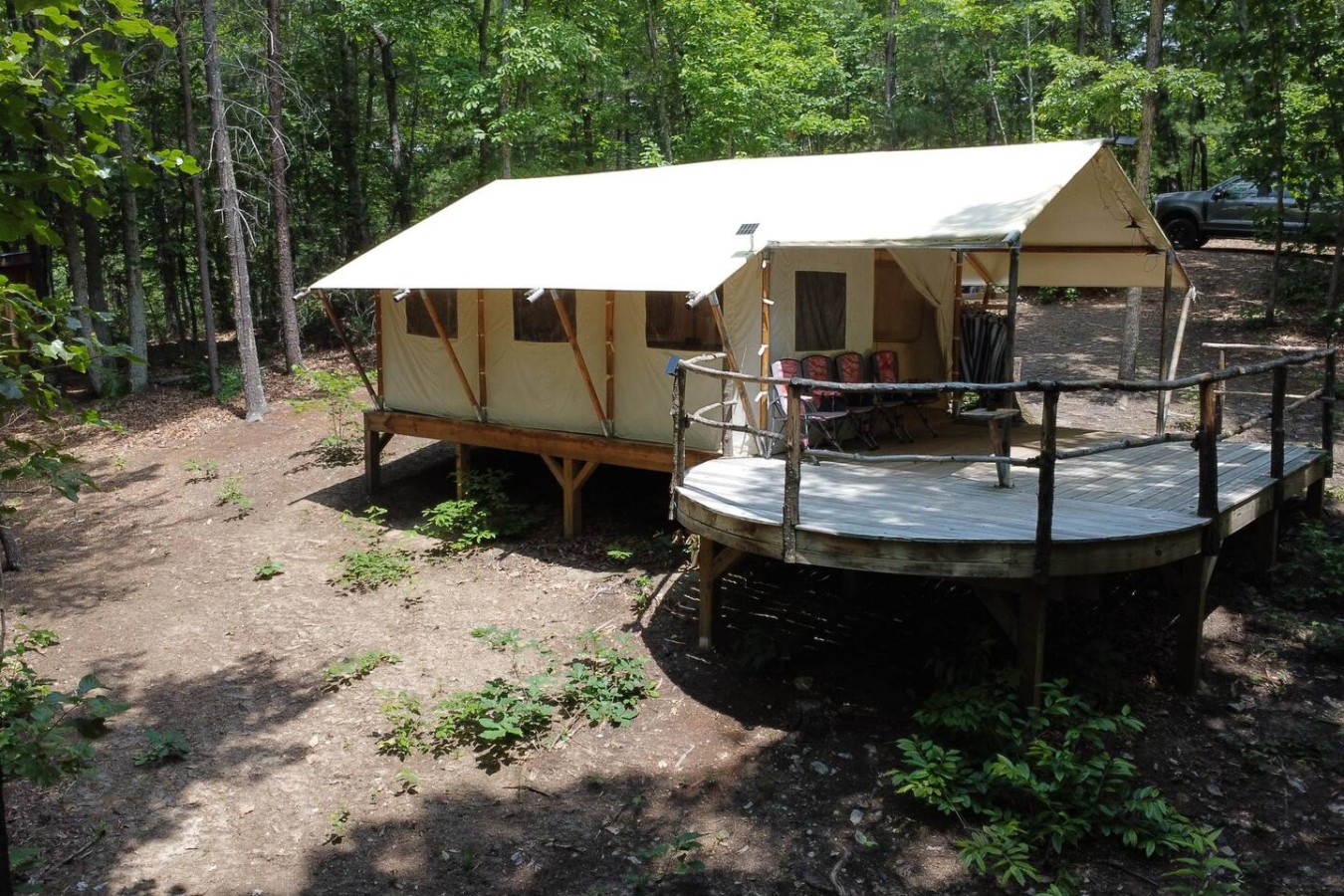 Off-Grid Glamping at Lenoir — Site 1