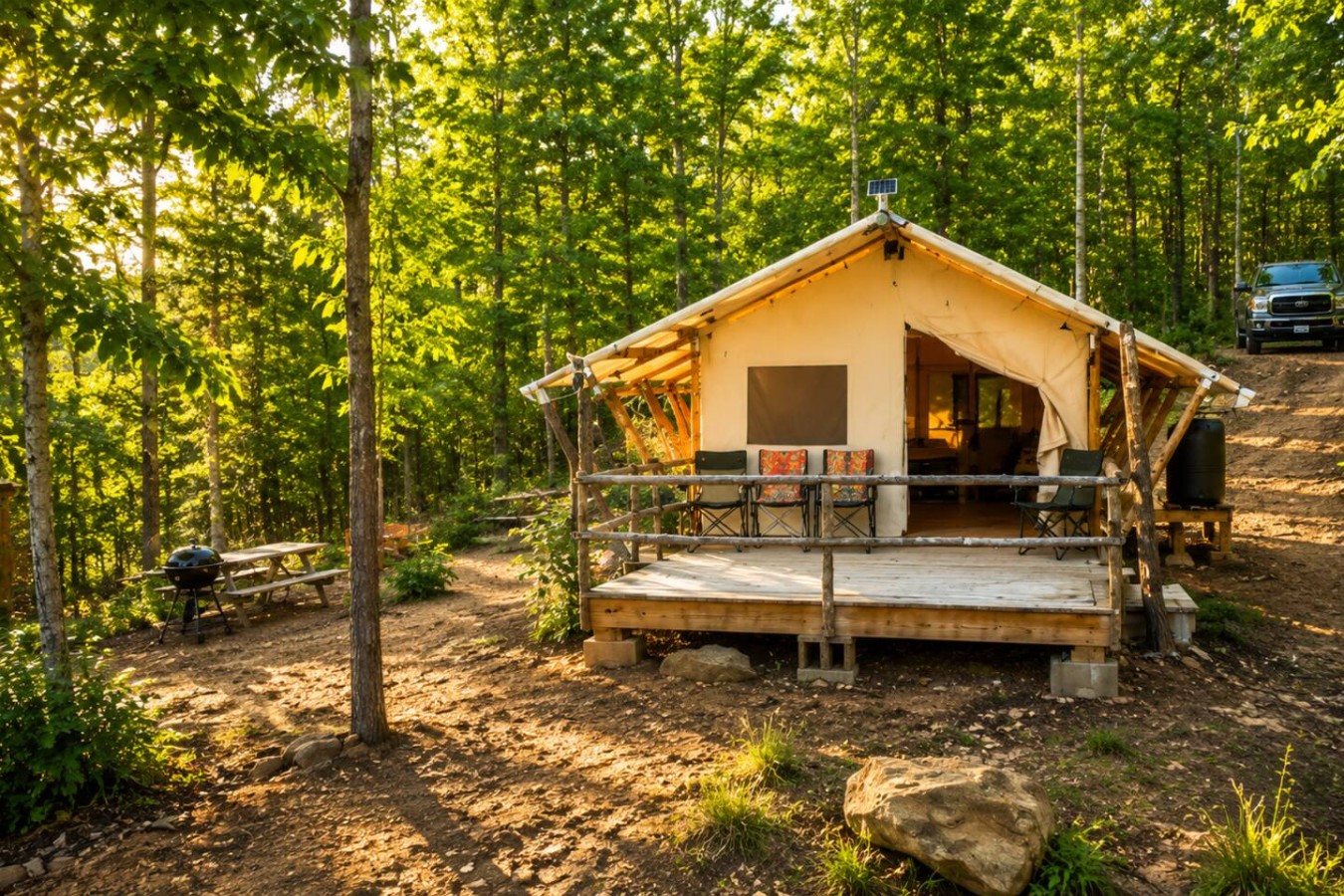 Mountain Top Glamping Retreat | 180 Private Acres Site 2