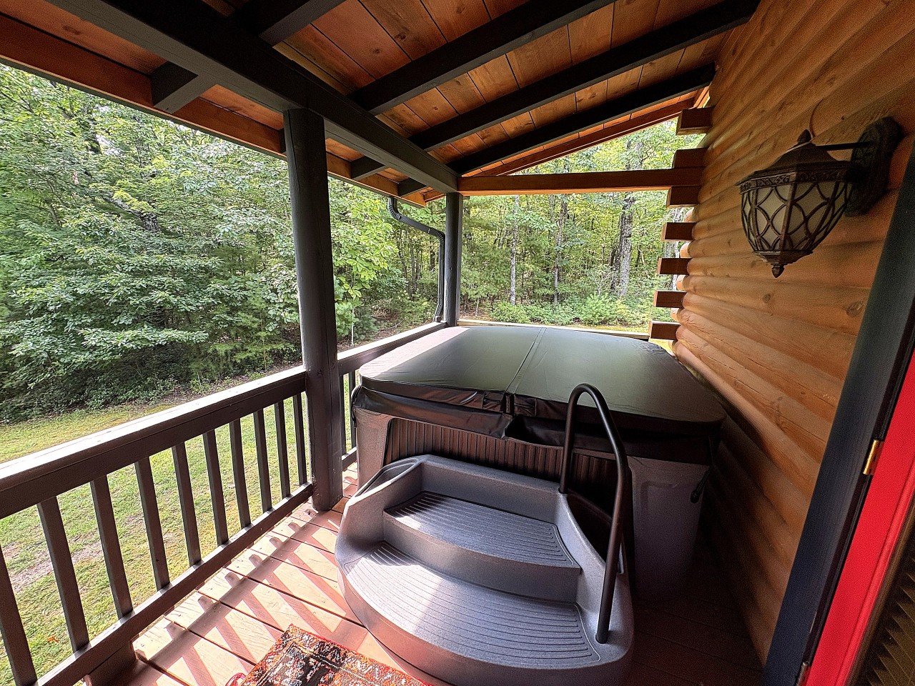 Hot tub lawn