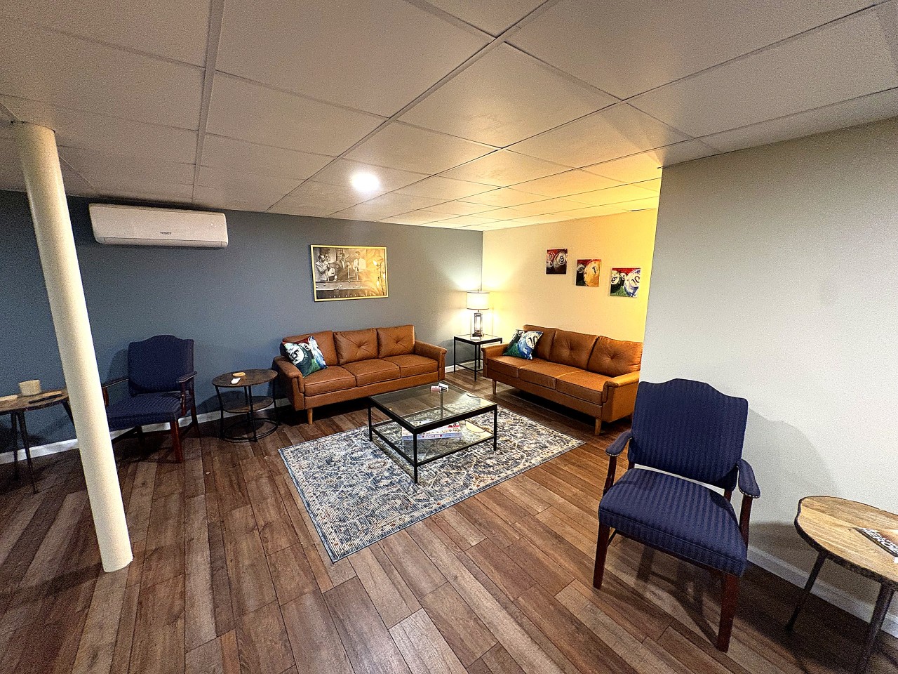 Basement lounge