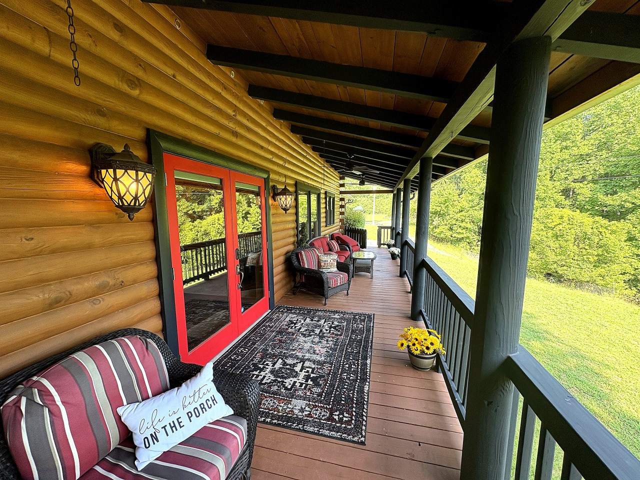 Exterior porch