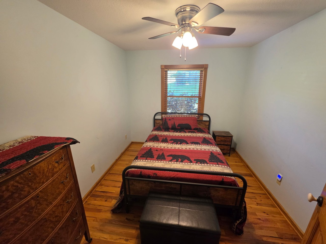 Fourth sleeping space, made up and ready.jpg