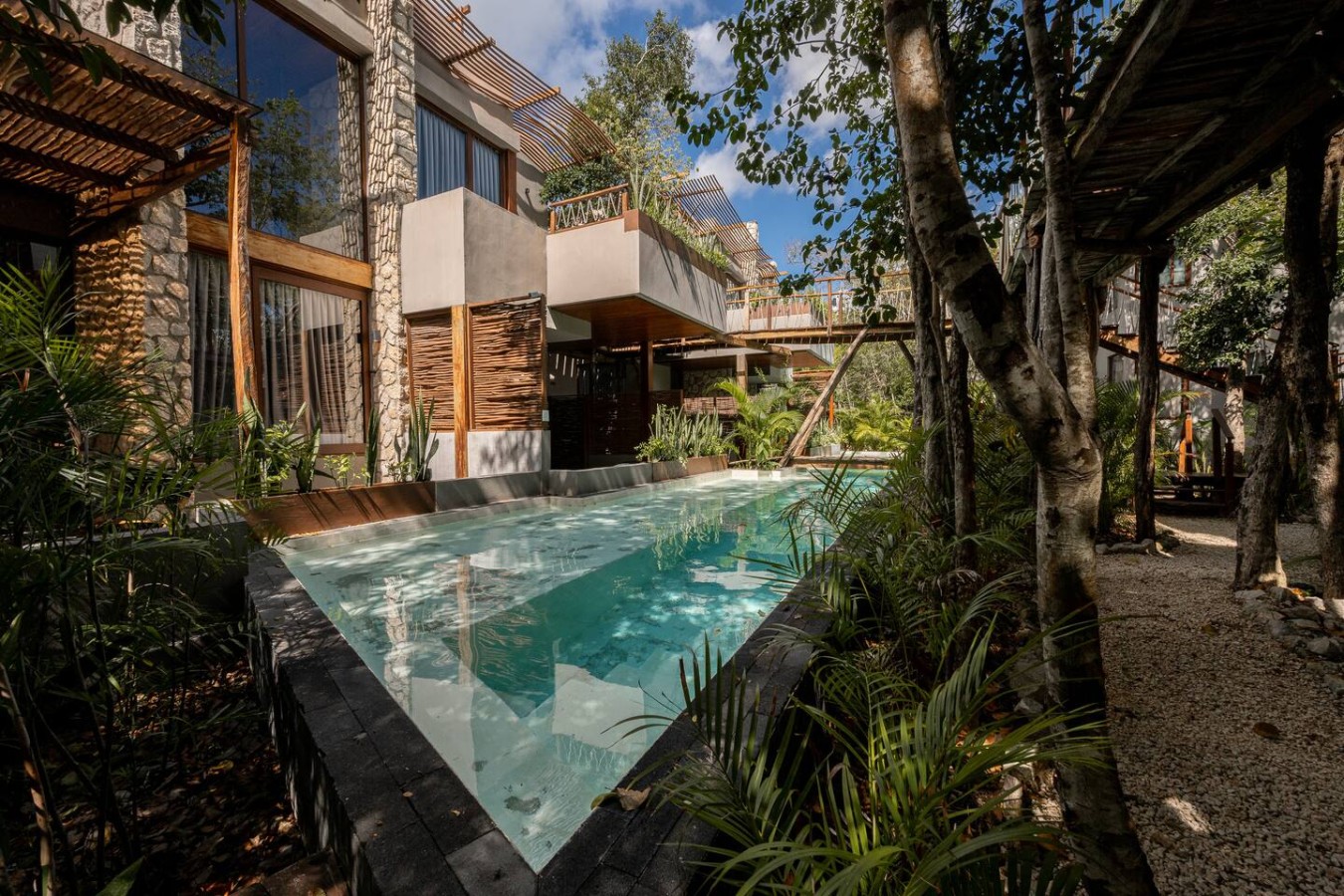 Modern Jungle Studio · Terrace & Pools