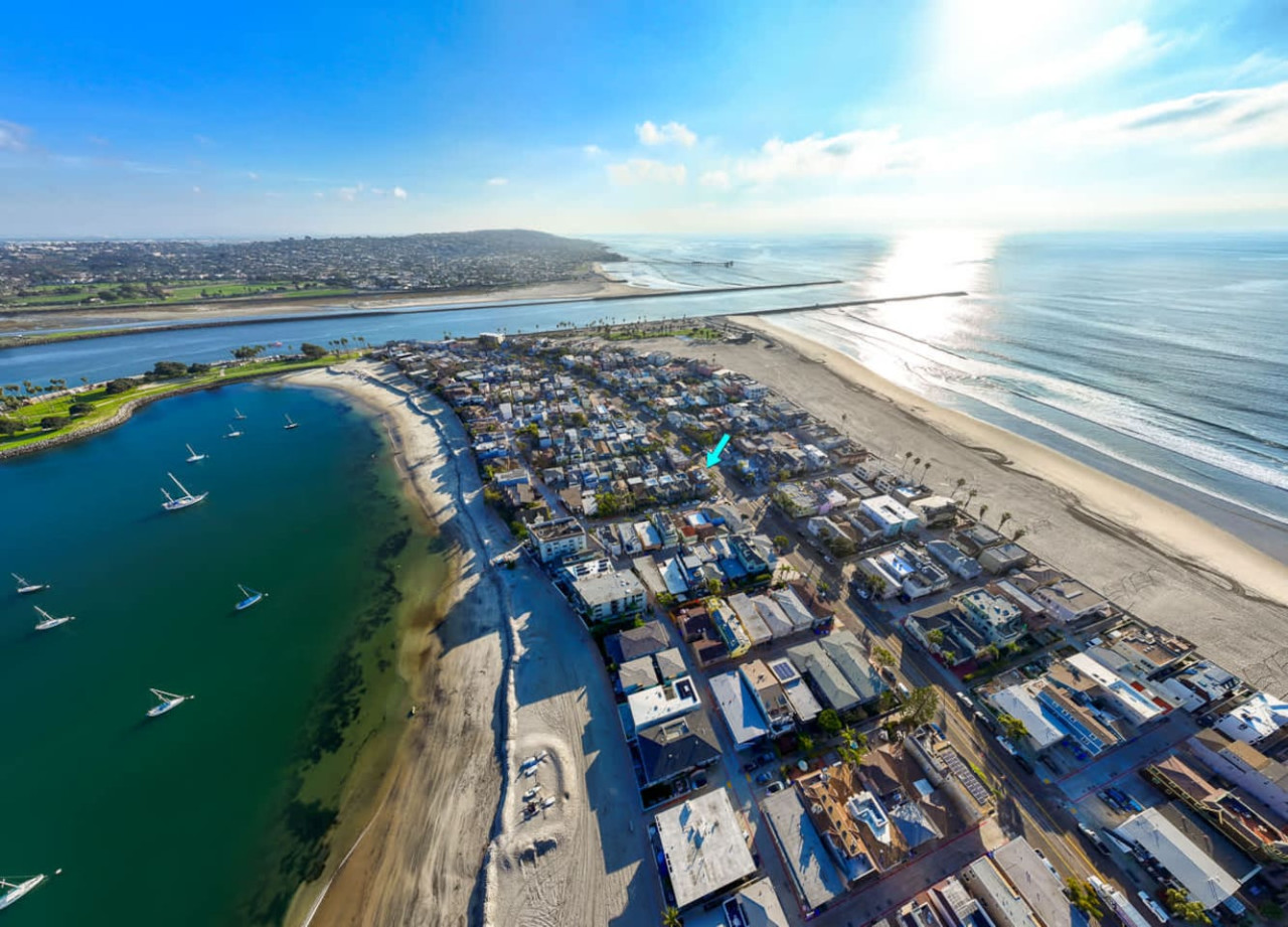 Mission Bay Beach House/Roof Top Deck/Parking