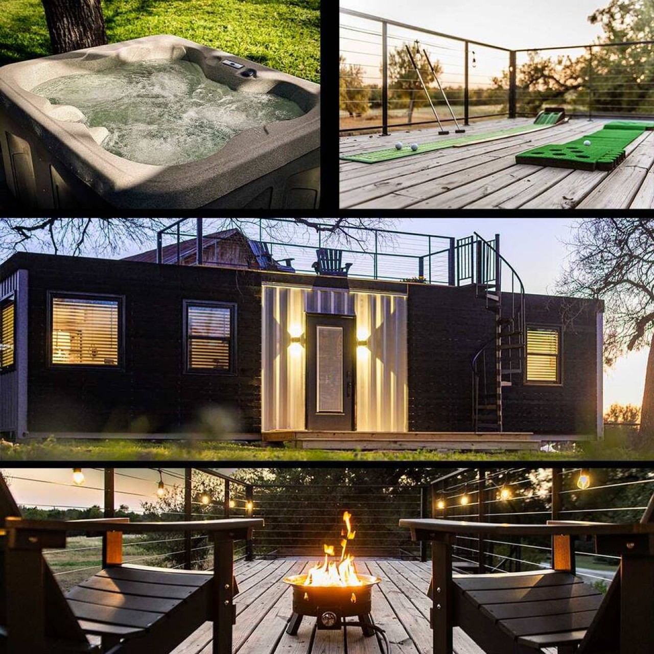 *The Blue Ridge* Container Home-hot Tub | Fire Pit - Waco, TX