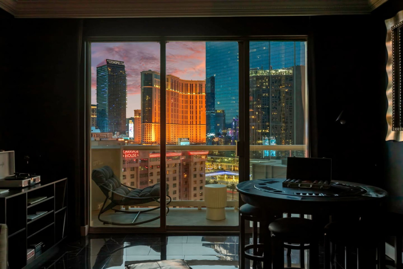 All-In on the Strip | Poker Studio + Balcony — gallery photograph 2