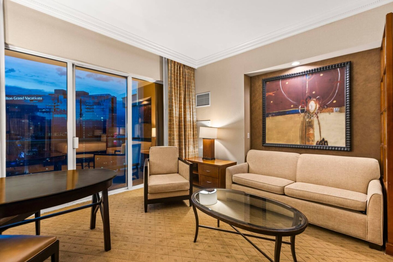 Vegas Sky Suite | Extended Balcony + Strip Views — gallery photograph 6