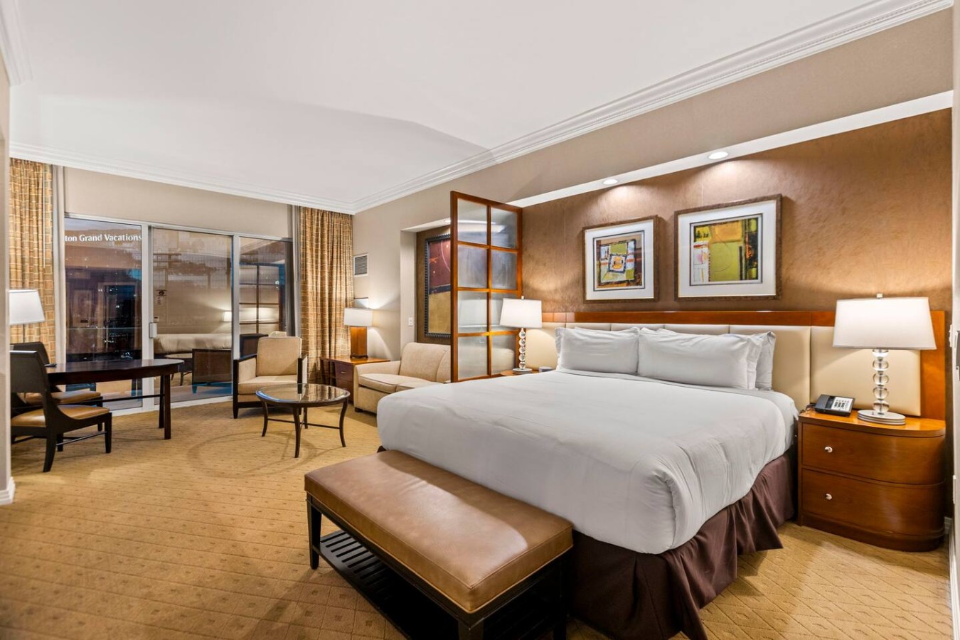 Vegas Sky Suite | Extended Balcony + Strip Views — gallery photograph 2