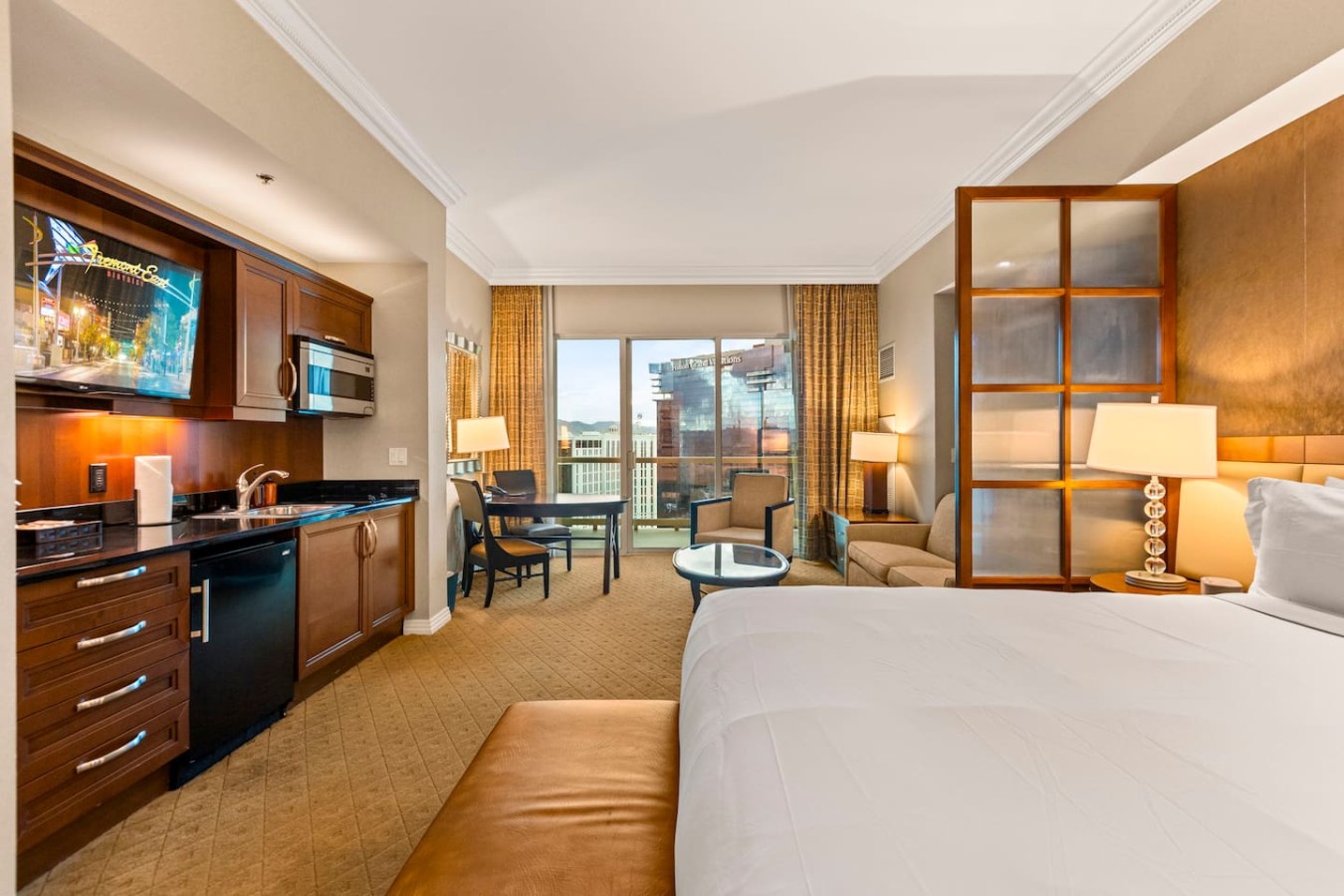 Vegas Sky Suite | Extended Balcony + Strip Views — gallery photograph 5