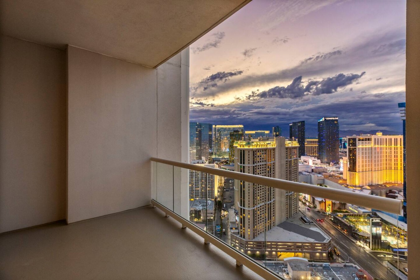 Vegas Sky Suite | Extended Balcony + Strip Views — gallery photograph 4